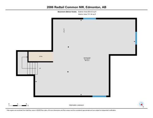 Floor plan - 2086 Redtail Common, Edmonton, AB - Other