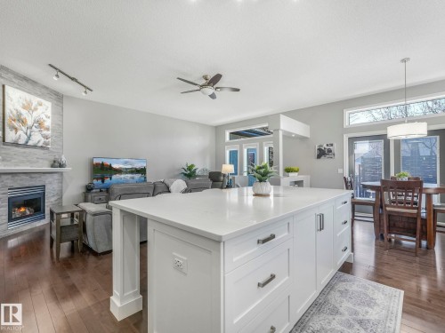 67 Leonard Drive, St. Albert, AB - Indoor With Fireplace