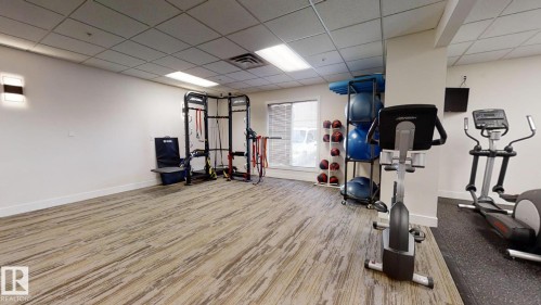 1404 10909 103 Avenue, Edmonton, AB - Indoor Photo Showing Gym Room