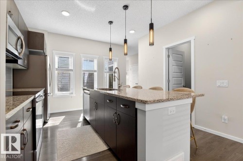 19721 27 Avenue, Edmonton, AB - Indoor Photo Showing Kitchen With Upgraded Kitchen