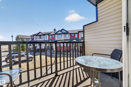Private balcony featuring neutral-toned siding - 1786 Cunningham Way Sw, Edmonton, AB - Outdoor With Exterior