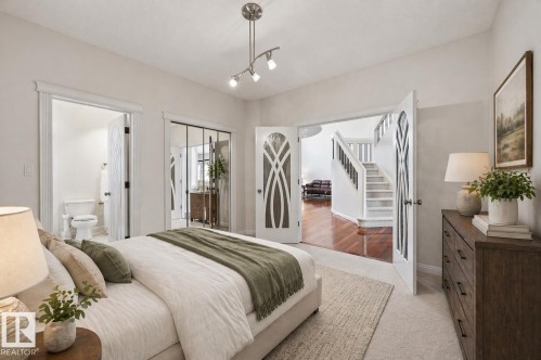 Virtually Staged - 2423 Tegler Green, Edmonton, AB - Indoor Photo Showing Bedroom