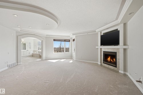 2423 Tegler Green, Edmonton, AB - Indoor With Fireplace