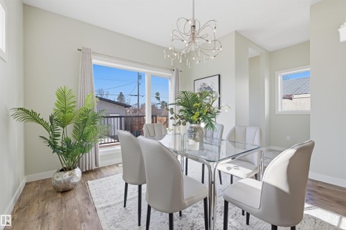 9928 151 Street Nw, Edmonton, AB - Indoor Photo Showing Dining Room