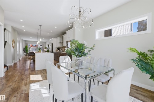 9928 151 Street Nw, Edmonton, AB - Indoor Photo Showing Dining Room