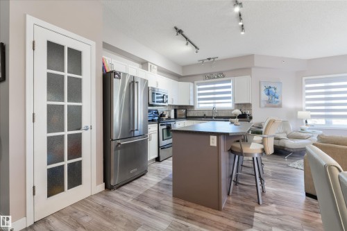 306 8931 156 Street, Edmonton, AB - Indoor Photo Showing Kitchen With Stainless Steel Kitchen