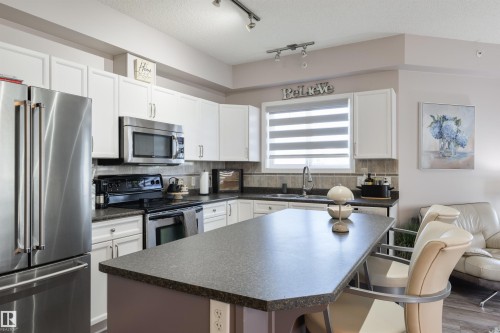 306 8931 156 Street, Edmonton, AB - Indoor Photo Showing Kitchen With Stainless Steel Kitchen