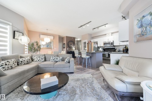 306 8931 156 Street, Edmonton, AB - Indoor Photo Showing Living Room