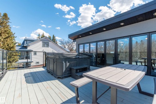 9629 84 Avenue, Edmonton, AB - Outdoor With Deck Patio Veranda With Exterior