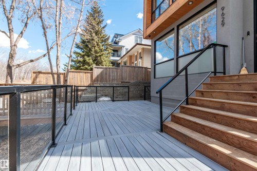 9629 84 Avenue, Edmonton, AB - Outdoor With Deck Patio Veranda With Exterior