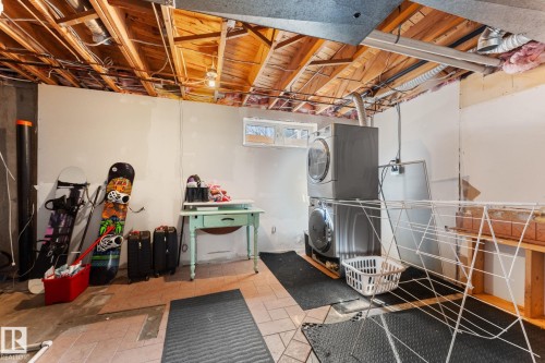 8759 92 Avenue, Edmonton, AB - Indoor Photo Showing Basement