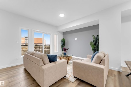 62 130 Element Dr, St. Albert, AB - Indoor Photo Showing Living Room