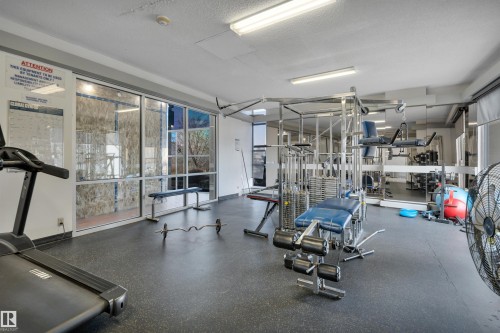 210 10883 Saskatchewan Drive, Edmonton, AB - Indoor Photo Showing Gym Room