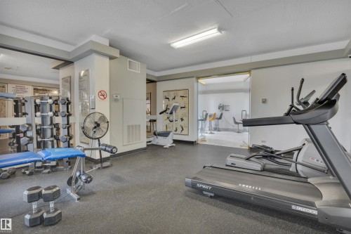 210 10883 Saskatchewan Drive, Edmonton, AB - Indoor Photo Showing Gym Room