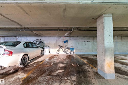 Dedicated parking space - 206 9929 113 Street, Edmonton, AB - Indoor Photo Showing Garage