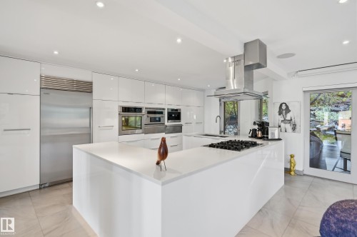 10065 90 Avenue, Edmonton, AB - Indoor Photo Showing Kitchen With Upgraded Kitchen