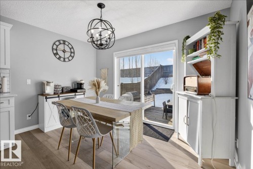 55 Silverstone Drive, Stony Plain, AB - Indoor Photo Showing Dining Room