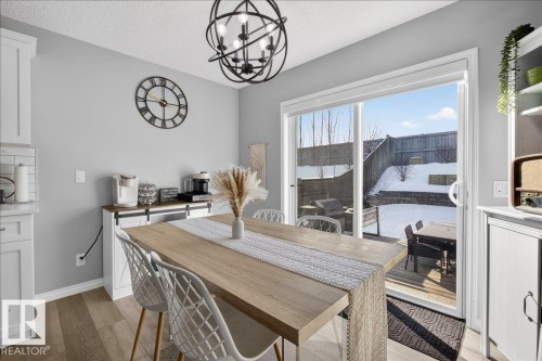 55 Silverstone Drive, Stony Plain, AB - Indoor Photo Showing Dining Room