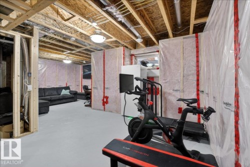55 Silverstone Drive, Stony Plain, AB - Indoor Photo Showing Basement