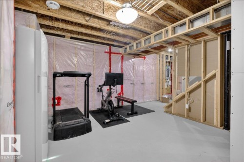 55 Silverstone Drive, Stony Plain, AB - Indoor Photo Showing Basement