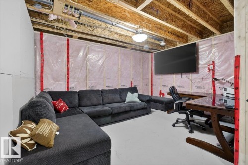 55 Silverstone Drive, Stony Plain, AB - Indoor Photo Showing Basement