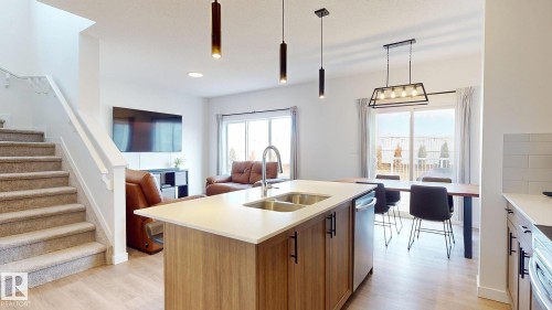 2808 152 Avenue, Edmonton, AB - Indoor Photo Showing Kitchen With Double Sink With Upgraded Kitchen