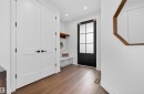 Entryway featuring wood-finish flooring and recessed lighting - 149 Eastgate Way, St. Albert, AB  - Indoor Photo Showing Other Room 
