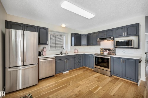9 Ebony Way, St. Albert, AB - Indoor Photo Showing Kitchen With Stainless Steel Kitchen With Double Sink