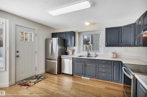 9 Ebony Way, St. Albert, AB - Indoor Photo Showing Kitchen With Stainless Steel Kitchen With Double Sink
