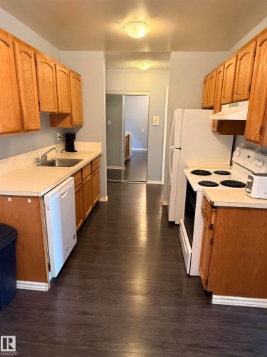 202 3610 43 Avenue, Edmonton, AB - Indoor Photo Showing Kitchen