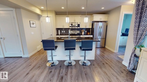 30 Sierra Wynd, Fort Saskatchewan, AB - Indoor Photo Showing Kitchen With Stainless Steel Kitchen With Upgraded Kitchen