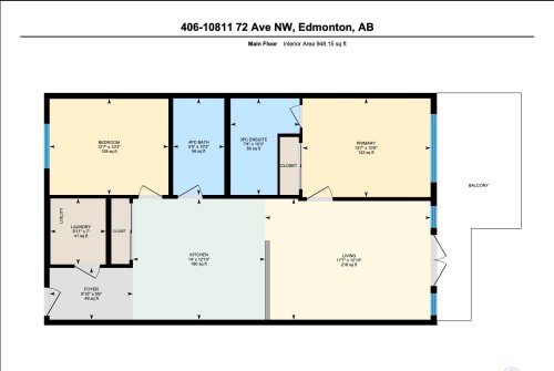 Floor plan - 406 10811 72 Avenue, Edmonton, AB - Other
