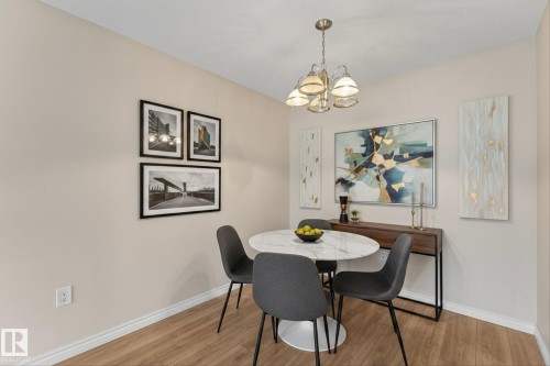 102 13910 Stony Plain Road, Edmonton, AB - Indoor Photo Showing Dining Room