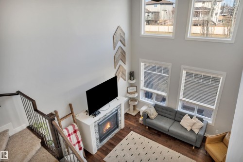 41 Sutherland Street, Leduc, AB - Indoor With Fireplace