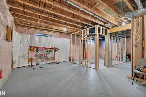 41 Sutherland Street, Leduc, AB - Indoor Photo Showing Basement