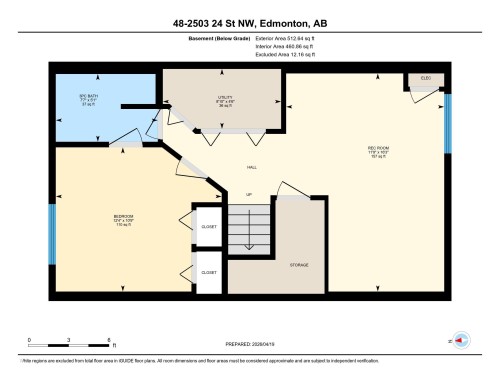 Floor plan - 48 2503 24 Street, Edmonton, AB - Other
