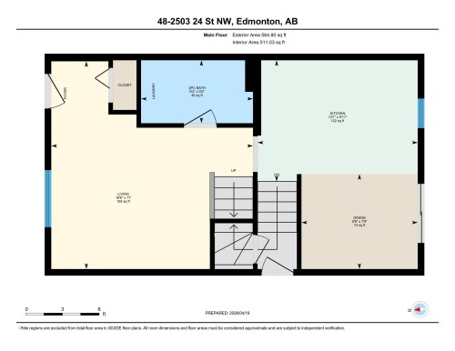 Floor plan - 48 2503 24 Street, Edmonton, AB - Other