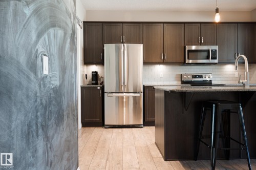 1245 Mcconachie Boulevard, Edmonton, AB - Indoor Photo Showing Kitchen With Upgraded Kitchen