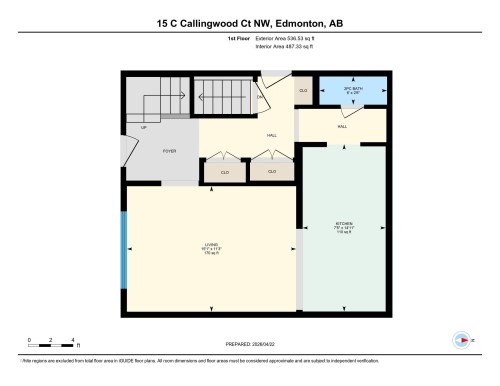 Floor plan - 15C Callingwood Crest, Edmonton, AB - Other