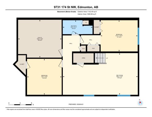 Floor plan lower level. - 23 9731 174 Street, Edmonton, AB - Other