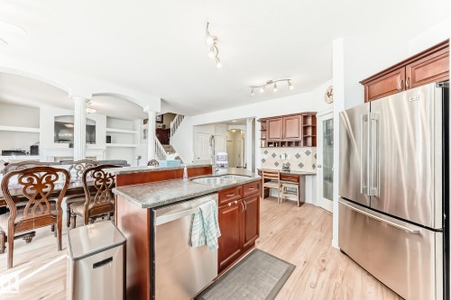 17808 109 Street Nw, Edmonton, AB - Indoor Photo Showing Kitchen With Double Sink