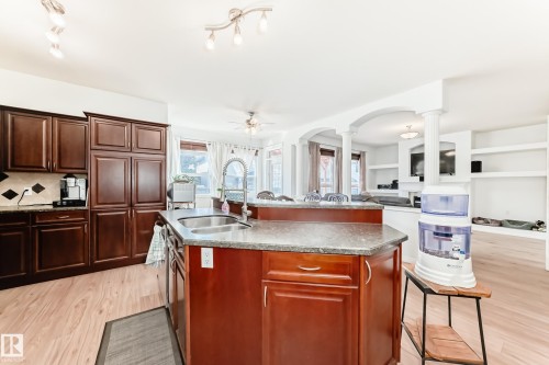 17808 109 Street Nw, Edmonton, AB - Indoor Photo Showing Kitchen With Double Sink