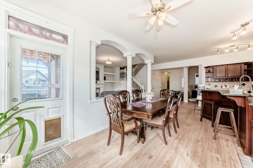 17808 109 Street Nw, Edmonton, AB - Indoor Photo Showing Dining Room