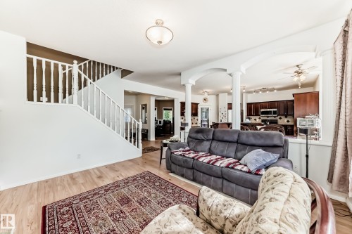 17808 109 Street Nw, Edmonton, AB - Indoor Photo Showing Living Room