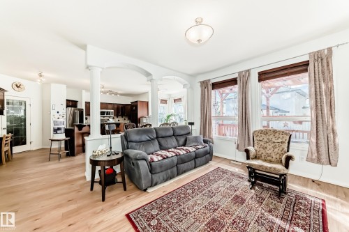 17808 109 Street Nw, Edmonton, AB - Indoor Photo Showing Living Room