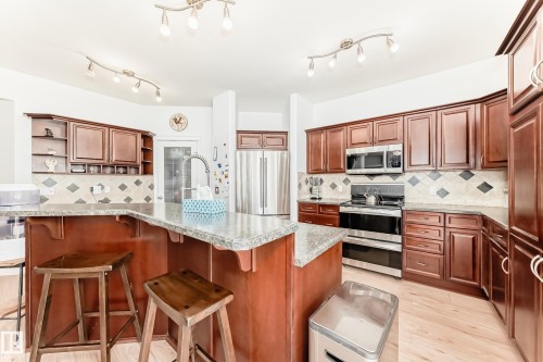 17808 109 Street Nw, Edmonton, AB - Indoor Photo Showing Kitchen With Double Sink