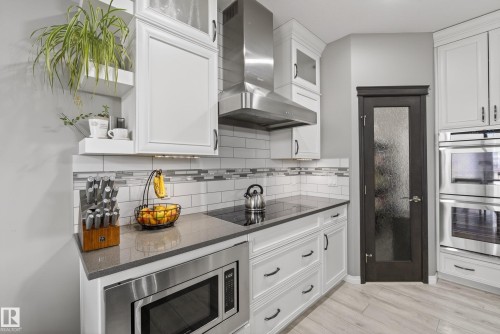 2110 53 Street, Edmonton, AB - Indoor Photo Showing Kitchen With Upgraded Kitchen