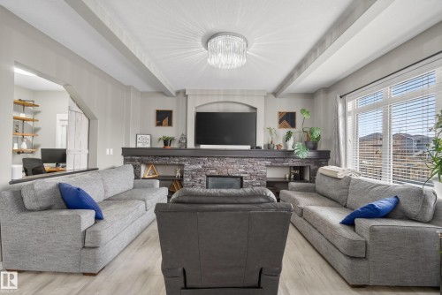 2110 53 Street, Edmonton, AB - Indoor Photo Showing Living Room