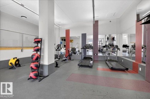 1806 9835 113 Street, Edmonton, AB - Indoor Photo Showing Gym Room
