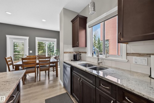 3353 Hilton Crescent, Edmonton, AB - Indoor Photo Showing Kitchen With Double Sink